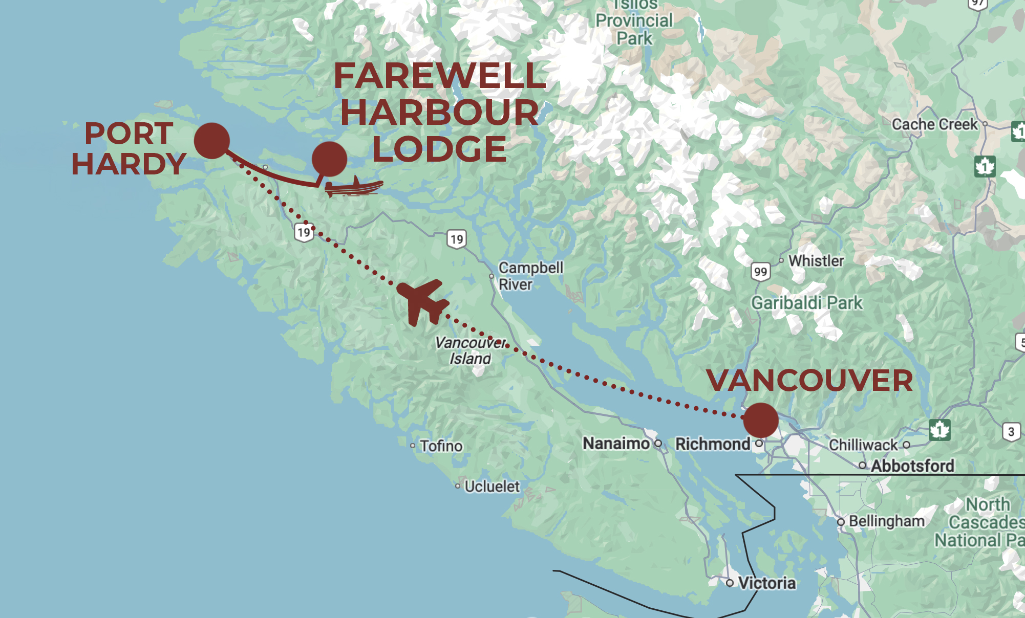 Farewell Harbour Lodge in the Broughton Archipelago / Great Bear Rainforest, British Columbia